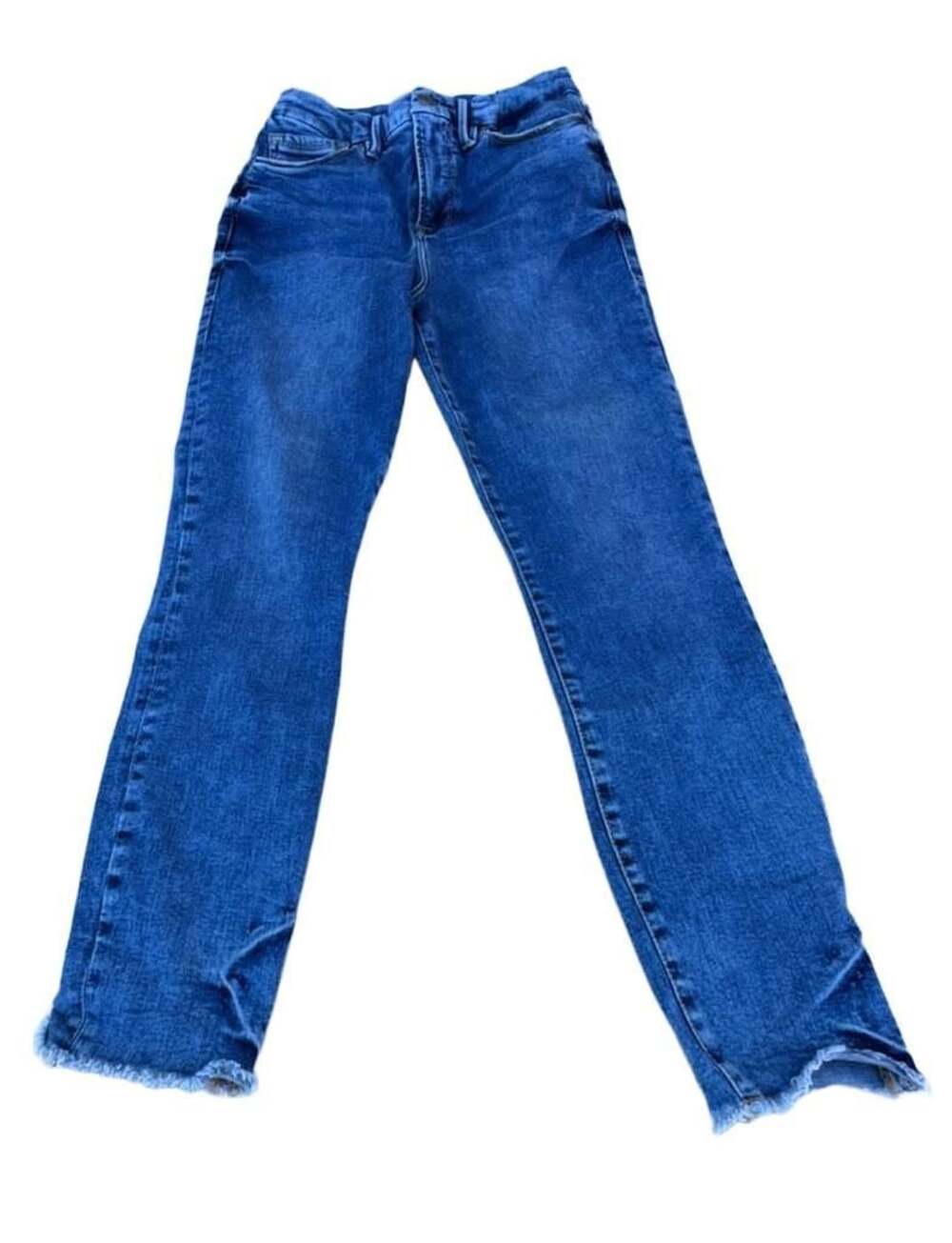 Good American Raw Hem Skinny Jeans Size 6/28